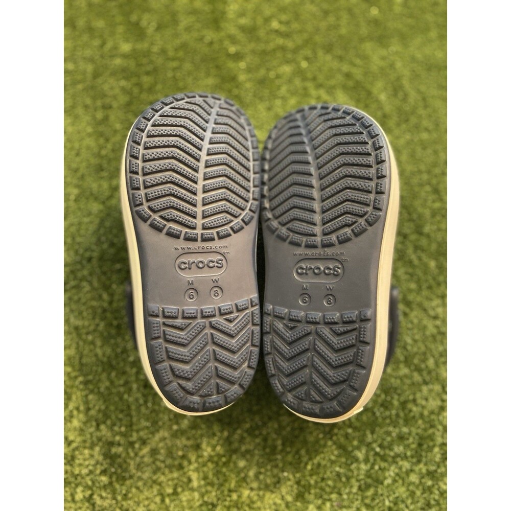 Iconic Crocs Bae Comfort Clogs Slides Sandals Women’s 8 Men’s 6 Blue Shoes - Picture 2 of 12